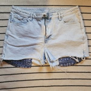 Womens jean shorts